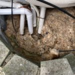 Drain Gully Before Cleaning